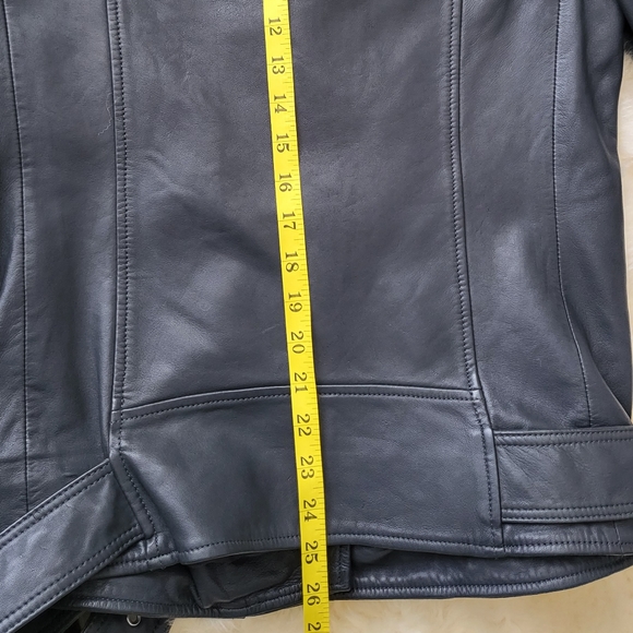 All Saints Oversize leather jacket - Picture 9 of 14